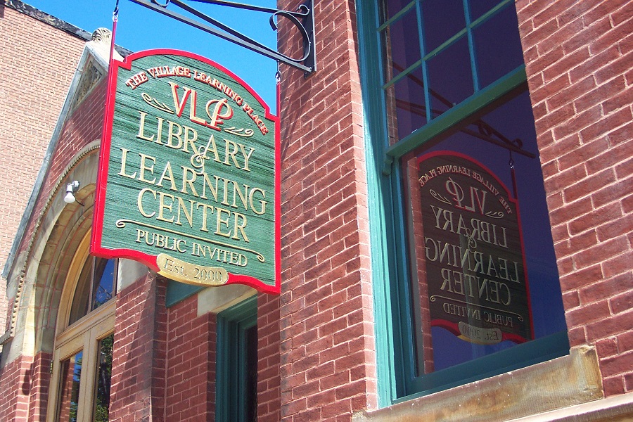 Library - Vintage Sign